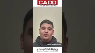 Autodesk AutoCAD Training | Mr Youssef Khaled Zakaria | www.caddsharjah.com #CAD #Autodesk #SHJ