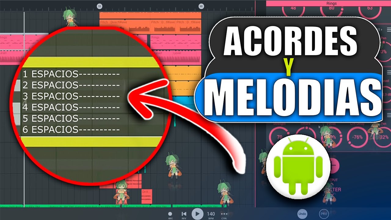 Como Crear ACORDES Y MELODIAS  En Fl STUDIO Mobile #2