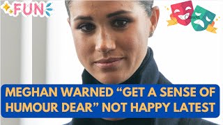 OH MEGHAN GET A SENSE OF HUMOUR DEAR ..#meghan #meghanmarkle #princeharrry