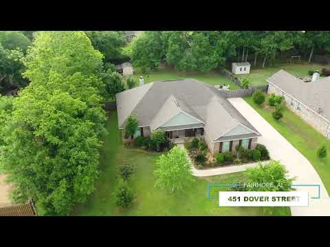 451 Dover Street, Fairhope, AL home video tour