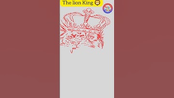 The lion King Drawing 🥰🥰 Pydroid3 python turtle art #shorts #coding ©