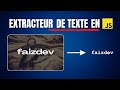 Comment extraire du texte d'une image en Javascript