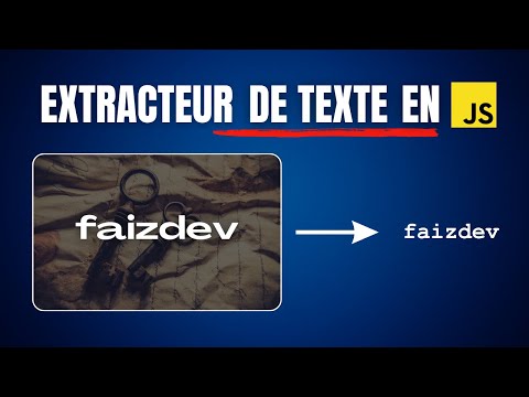 Comment extraire du texte d'une image en Javascript
