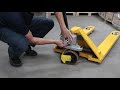 Basic troubleshooting of an AC series pallet jack