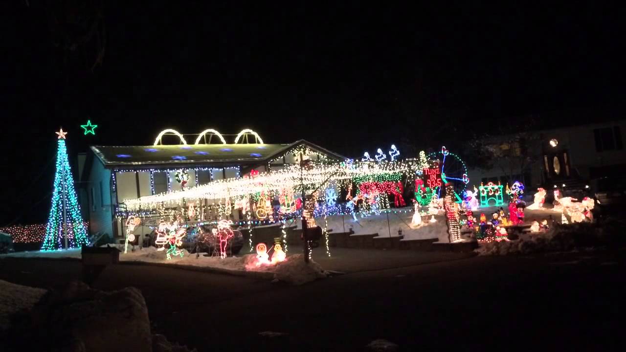Let it Go (Frozen) Christmas Lights Show YouTube