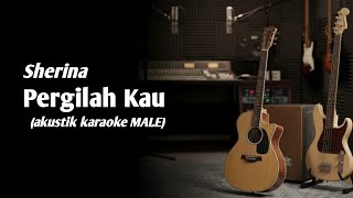 Sherina - Pergilah Kau (akustik karaoke MALE) 