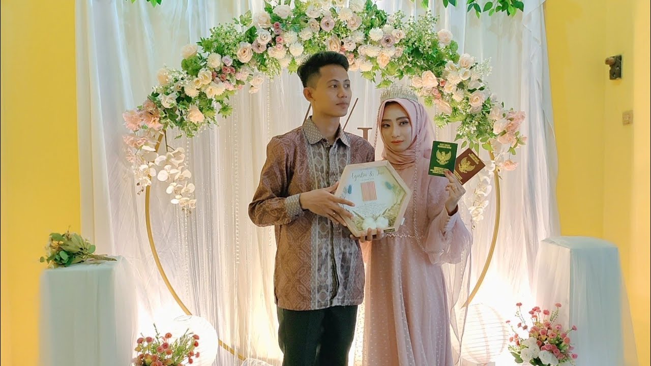 Proses Pernikahan  Sederhana A & J, Semoga Menjadi Keluarga SAMAWAH