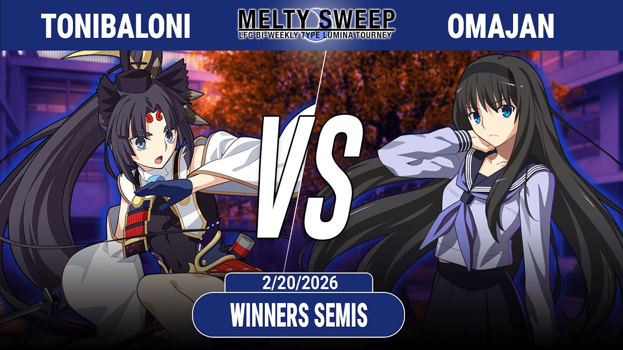 Melty Sweep 76 | ToniBaloni (Ushiwakamaru) VS. omajan (Akiha) | MBTL Netplay Bracket