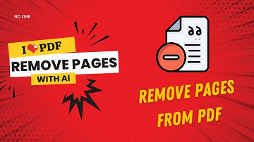 Remove Pages from PDF Using AI | iLovePDF Tool | NO ONE Channel Ep. 15