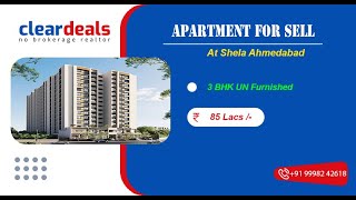 3 BHK Apartment for Sell Scarlet Homes, Paldi, Ahmedabad at No Brokerage – Cleardeals