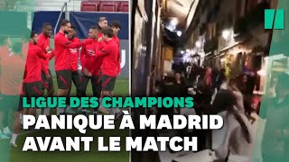 Avant la Ligue des champions, les supporters de Manchester United chahutés à Madrid