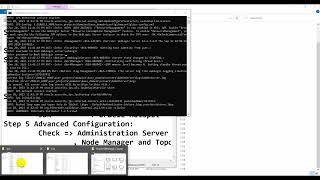 7  Startup of Weblogic Server and Node Manager Profile