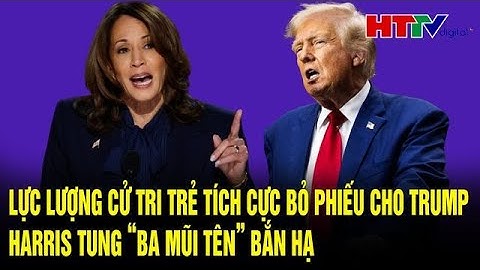 Bầu cử Mỹ: Lực lượng cử tri trẻ tích cực bỏ phiếu cho Trump, Harris tung “ba mũi tên” bắn hạ