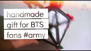 Diamond shaped explosion box | for BTS army |handmade gift box || watch box