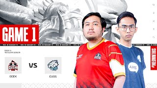 GEEK FAM vs EVOS GLORY | Regular Season Week 6 Day 2 | Game 1 | #MPLIDS13