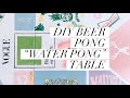 DIY Painted Beer Pong Table