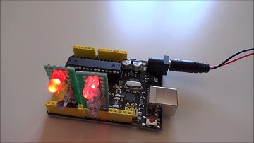 Arduino UNO controlla il senso unico alternato con due semafori