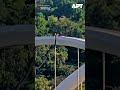 WATCH: Protester Climbs Frederick Douglass Memorial Bridge Calling to End Iran War, Ban AI | APT