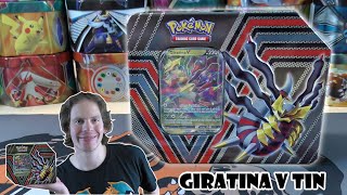 Pokemon TCG: GIRATINA V HIDDEN POTENTIAL TIN 5 Packs FACTORY