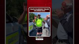 Trafi̇k Poli̇si̇nden Yüzleri̇ Güldüren Ceza Şfet