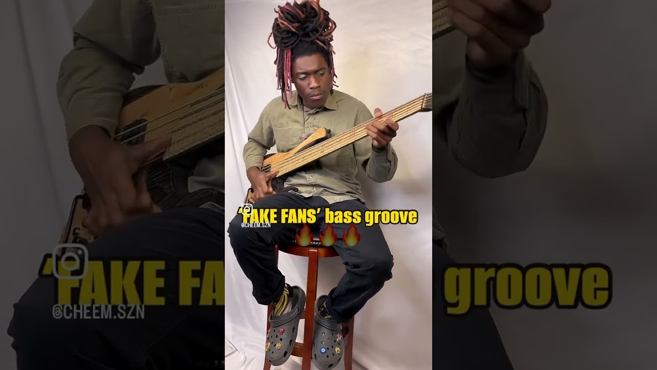 Phat bass groove from FAKE FANS by CHEEM