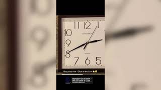 Champion 11.5″ Sophisticated Black Wall Clock – Champion