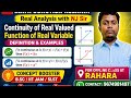 Real Analysis | Continuity | ε-δ definition of Continuity | IIT JAM | B.SC | SLST