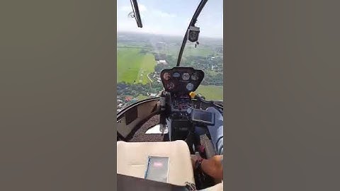 Autorotation on R44 helicopter