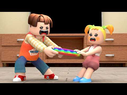 ROBLOX Brookhaven 🏡RP: Let's learn to share | ROBLOX Animation | Roblox Luke