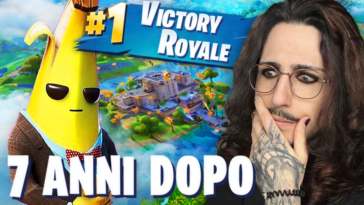 La mia PRIMA partita su FORTNITE dopo 7 anni. - YouTube