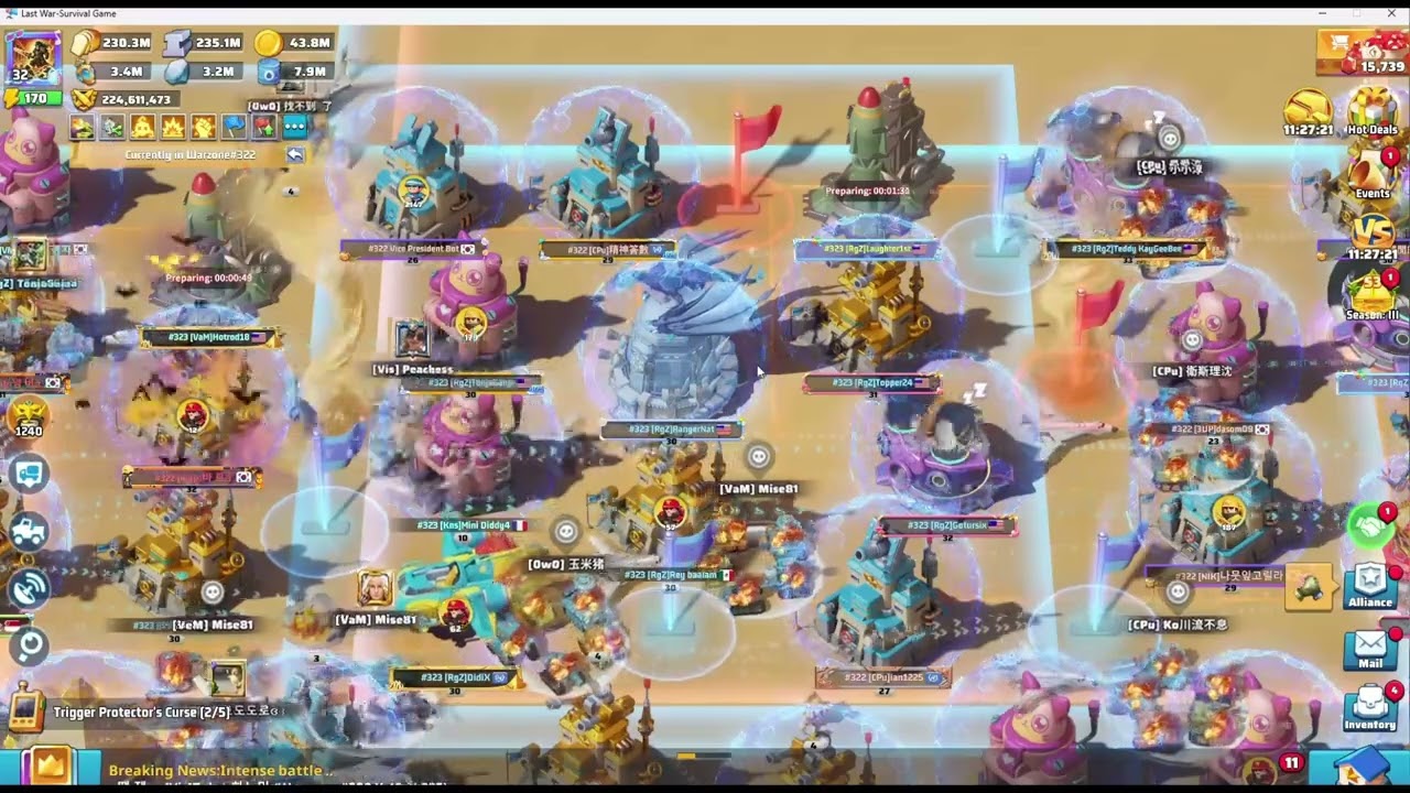 S3 Spice War, 1st Attack with Missile and Muse