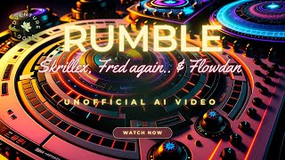 Unofficial - Skrillex, Fred again.. & Flowdan - Rumble [AI Visuals]