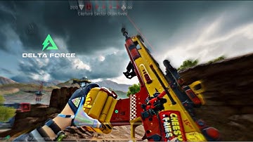 DELTA FORCE MOBILE HIDDEN META SCAR H NO RECOIL GAMEPLAY ON HIGH GRAPHICS.