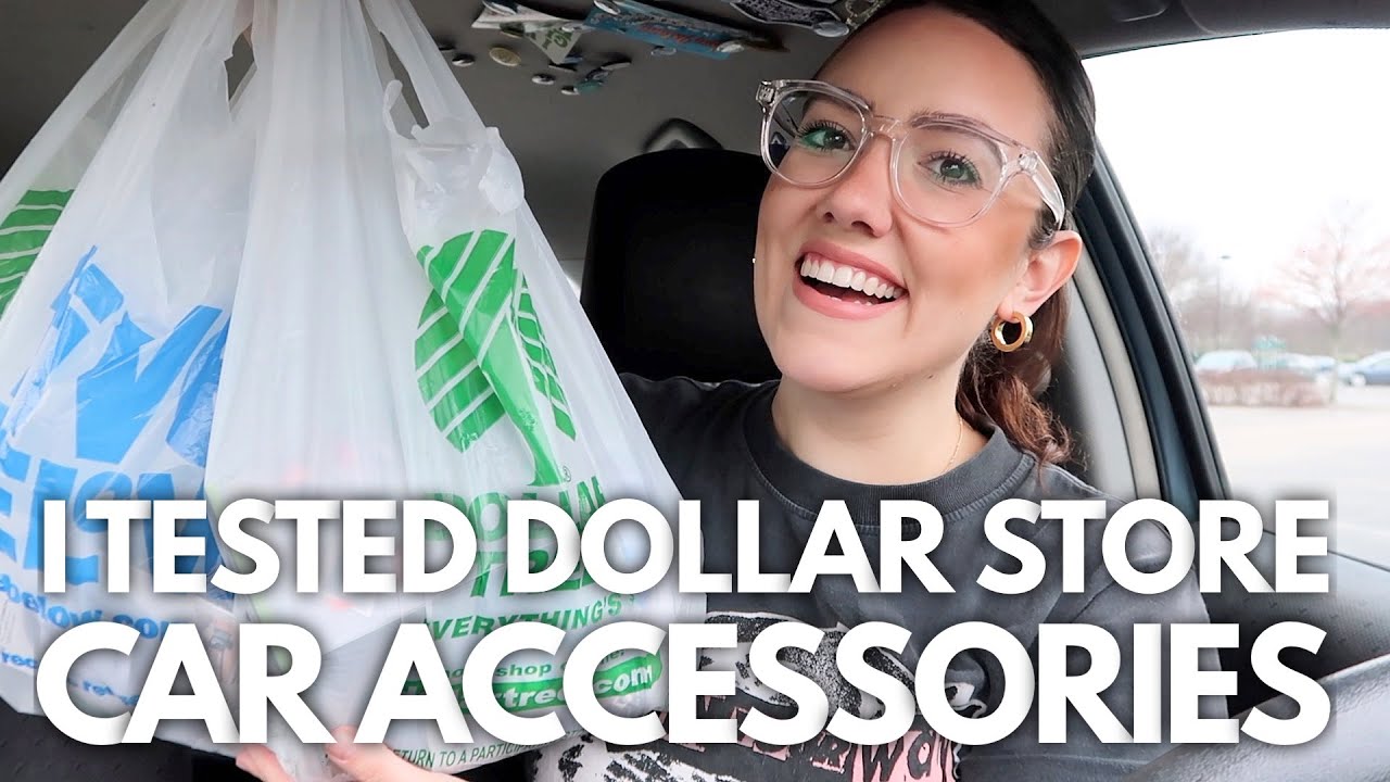 I TESTED DOLLAR STORE CAR ACCESSORIES and here's what I HATED and LOVED Katie Carney YouTube