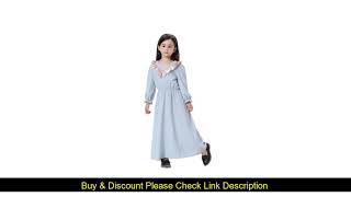 Slide Girls Islamic Clothing Traditional Kids Clothing Fashion Child Abaya Muslim Girl Dress Jilbab screenshot 5