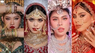 Asoka Bridal Make Up India Look (TIKTOK Compilation)