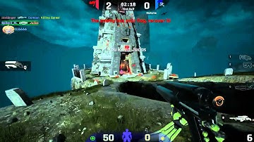 Unreal Tournament pre alpha potje CTF facing worlds