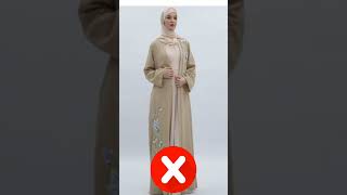 Right hijab style vs wrong hijab style #shorts