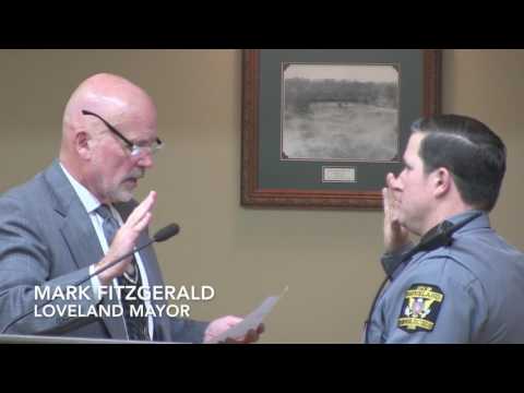 Oath of office for Police Officer Jesse Moore