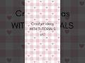 crochet ideas WITH TUTORIALS pt.1 #crochet #ideas #pinterest #freetutorials