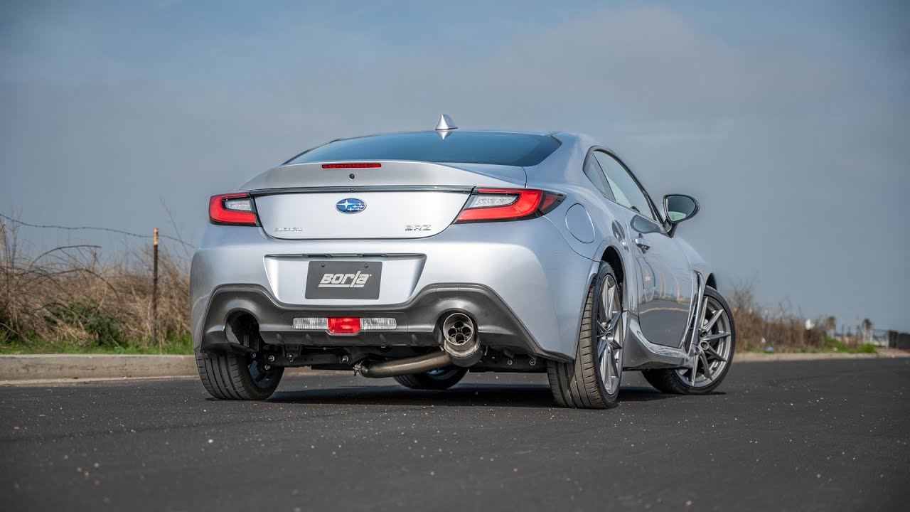 Borla ATAK Cat Back Exhaust 4.5in Stainless Tips Subaru BRZ / Toyota GR86 2022-2026 | 140912