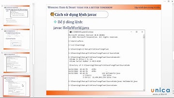Bài 5: Cách chạy chương trình bằng lệnh Command line