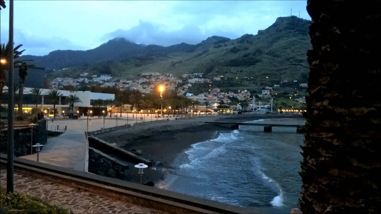 Machico night falls