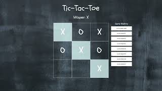 React Tic-Tac-Toe Game