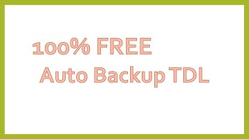 Free Tdl | Auto backup in Tally Prime