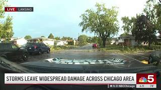 Storms leave widespread damage across the Chicago area
