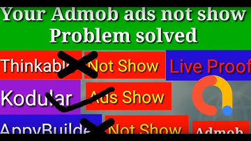How to Show Admob Ads in your App__Thunkable__Appybuider__Makeroid