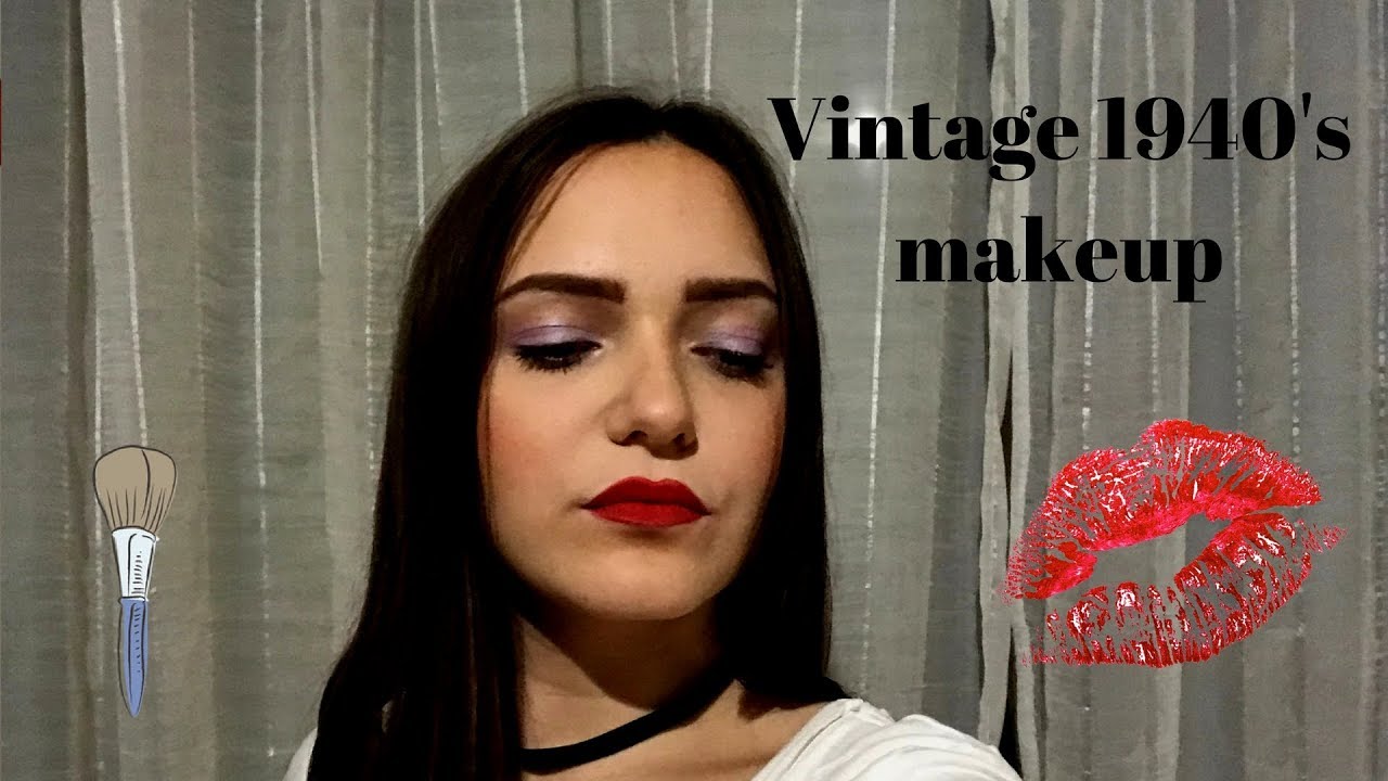 Vintage Friday | 1940’s Makeup - YouTube Dora Makeup