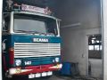 Scania 141 V8 Kaltstart in Waschhalle