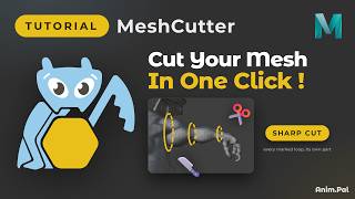 MeshCutter Maya Tutorial – SPLIT YOUR MESH INTO PIECES, FAST | AnimPal